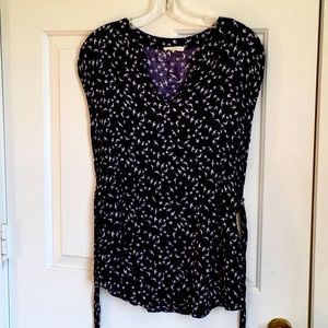 Praji Maternity Tie Front Blouse